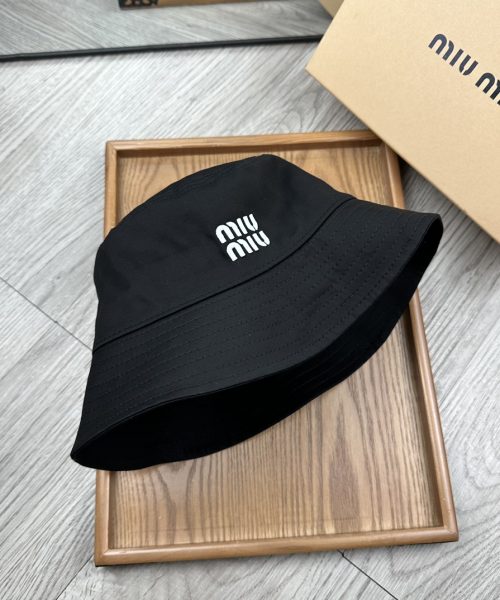 MM001 - Monogram Canvas Bucket Hat Black