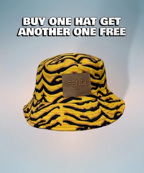 FD004 - Monogram Canvas Bucket Hat Brown