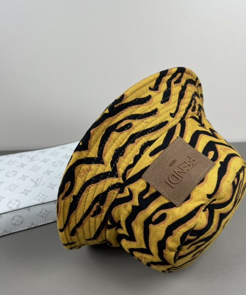 FD004 - Monogram Canvas Bucket Hat Brown
