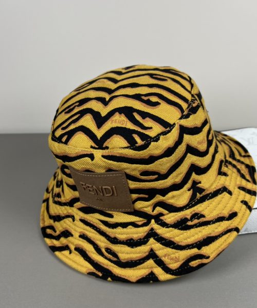 FD004 - Monogram Canvas Bucket Hat Brown