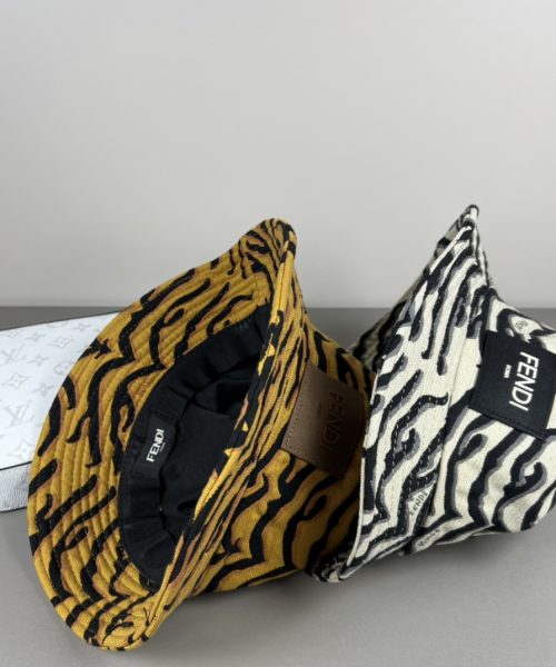 FD003 - Monogram Canvas Bucket Hat White