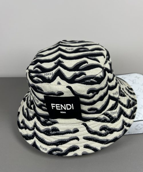 FD003 - Monogram Canvas Bucket Hat White