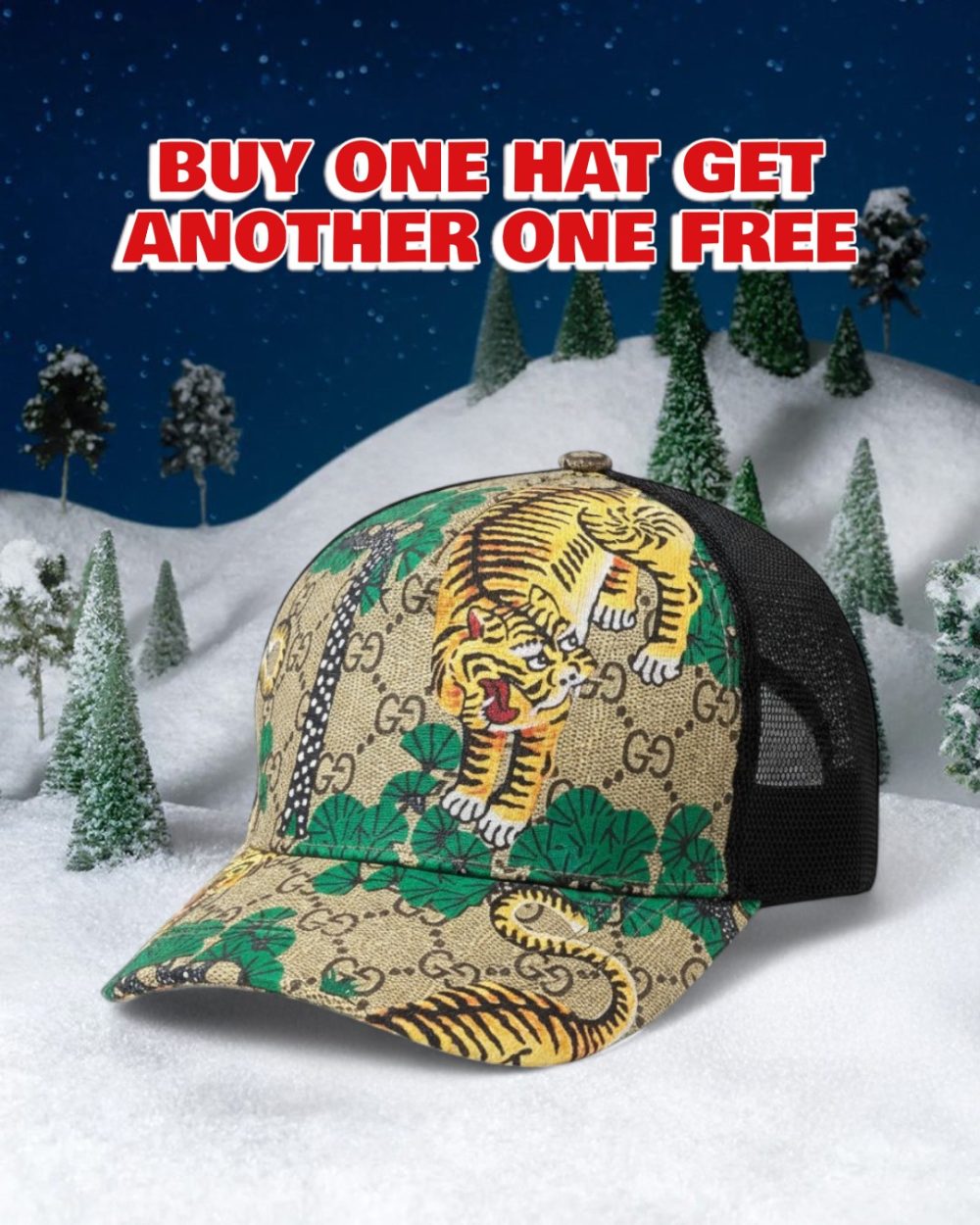 GC008 - Monogram Canvas Baseball Hat Brown