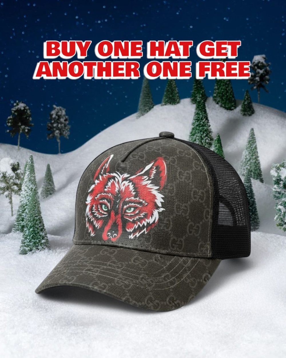 GC012 - Monogram Canvas Baseball Hat