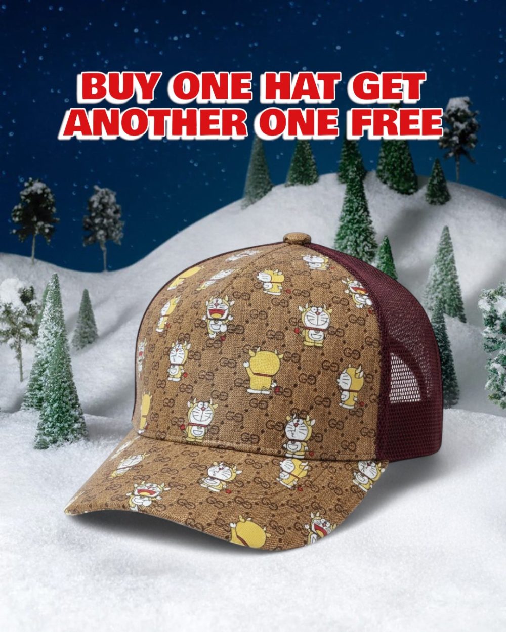 GC013 - Monogram Canvas Baseball Hat