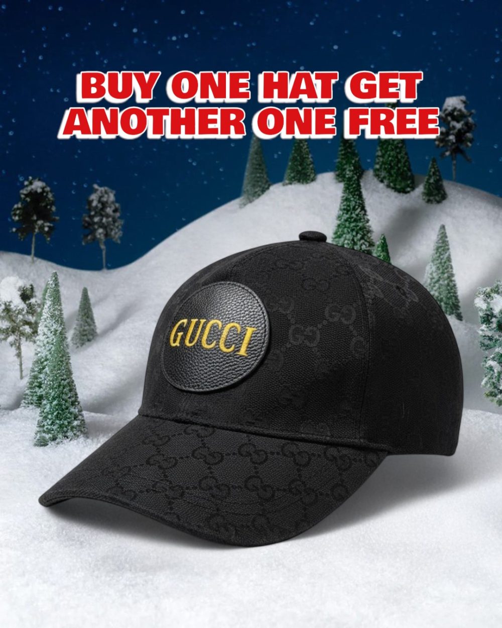 GC017 - Monogram Canvas Baseball Hat