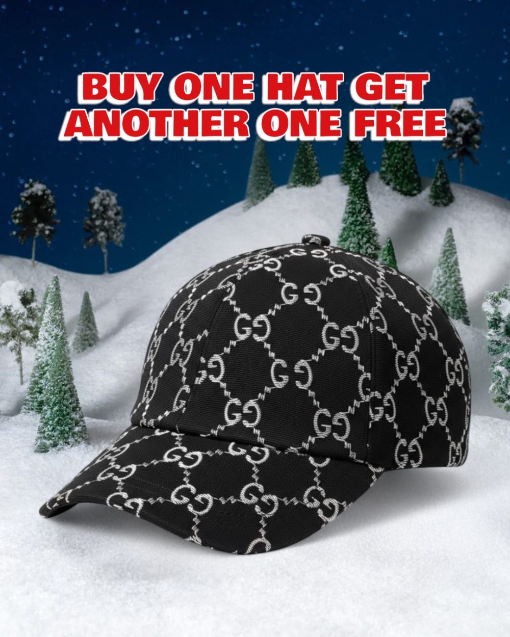 GC018 - Monogram Canvas Baseball Hat