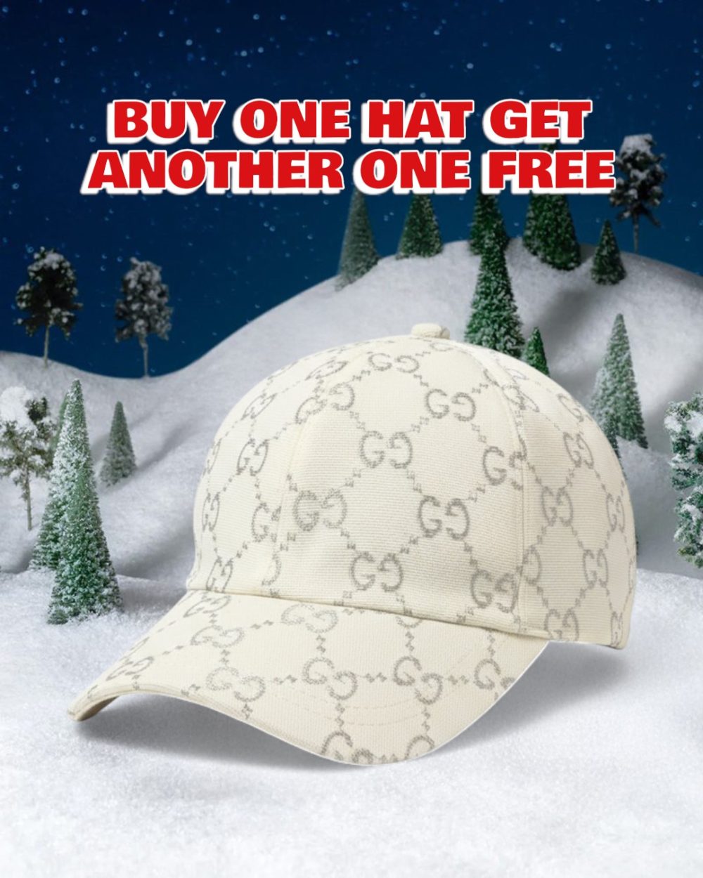 GC019 - Monogram Canvas Baseball Hat