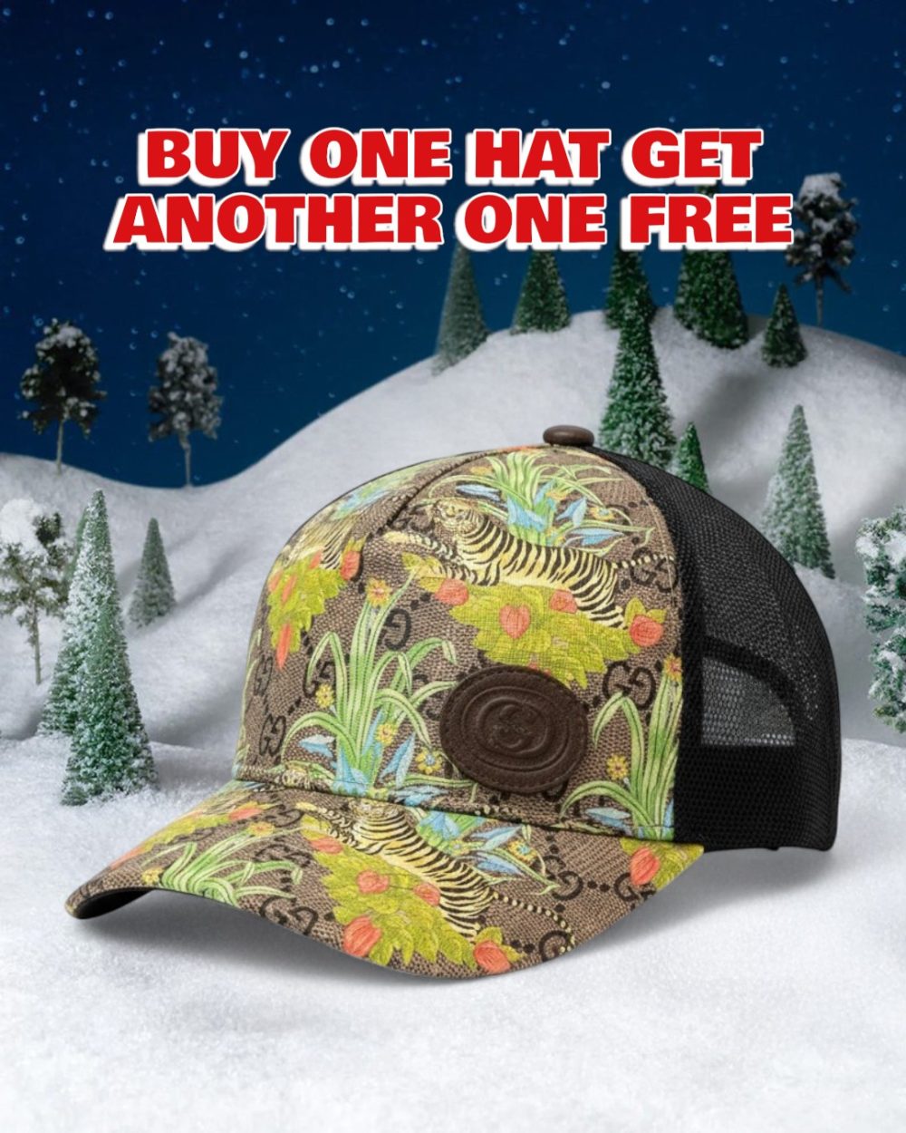 GC021 - Monogram Canvas Baseball Hat