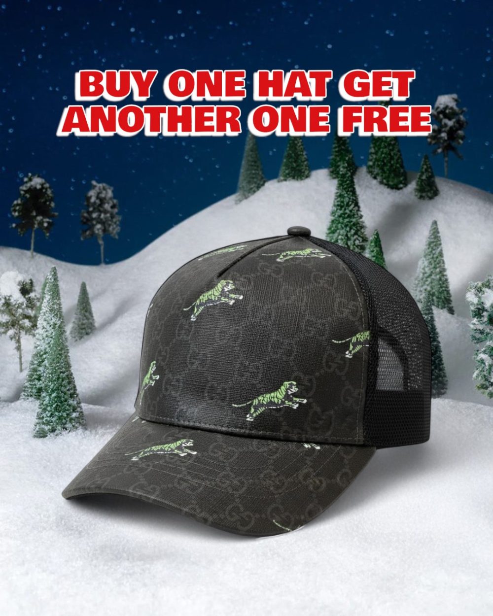 GC022 - Monogram Canvas Baseball Hat