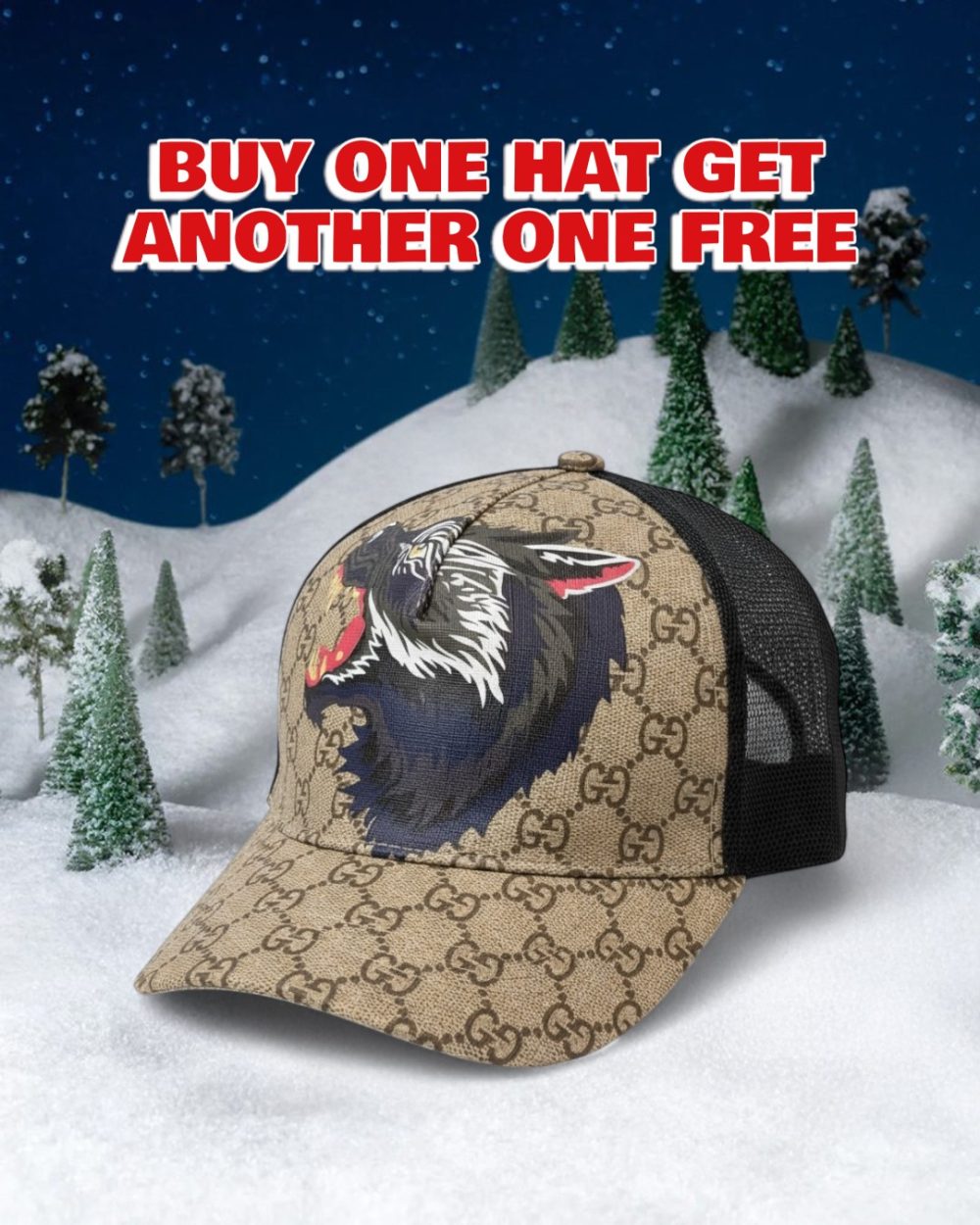 GC031 - Monogram Canvas Baseball Hat