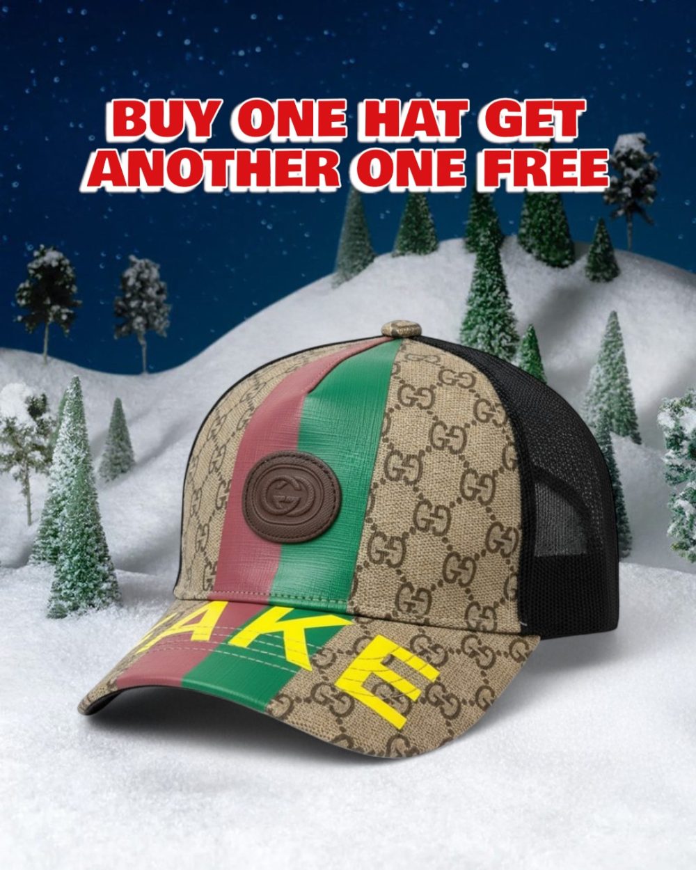 GC037 - Monogram Canvas Baseball Hat