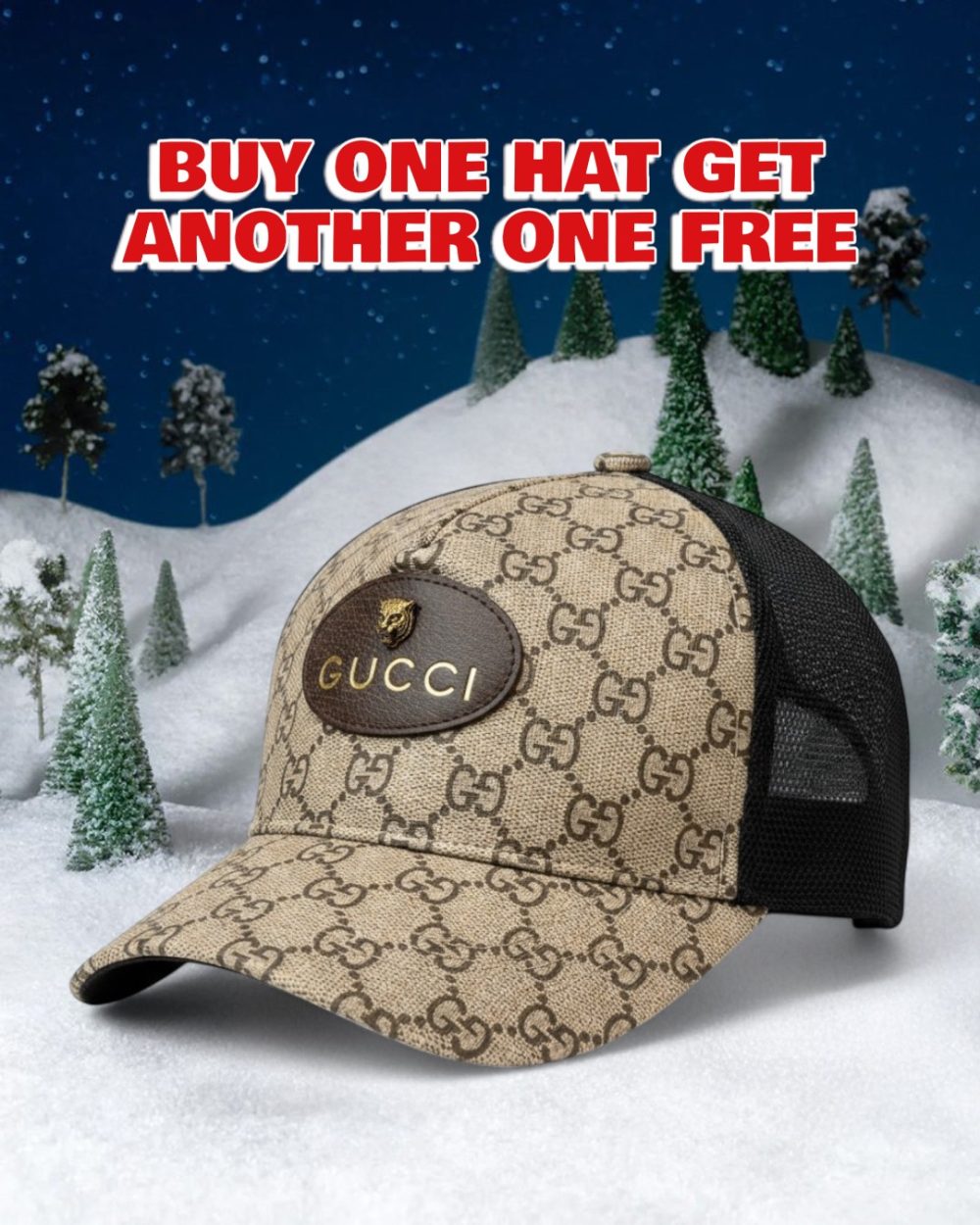 GC039 - Monogram Canvas Baseball Hat