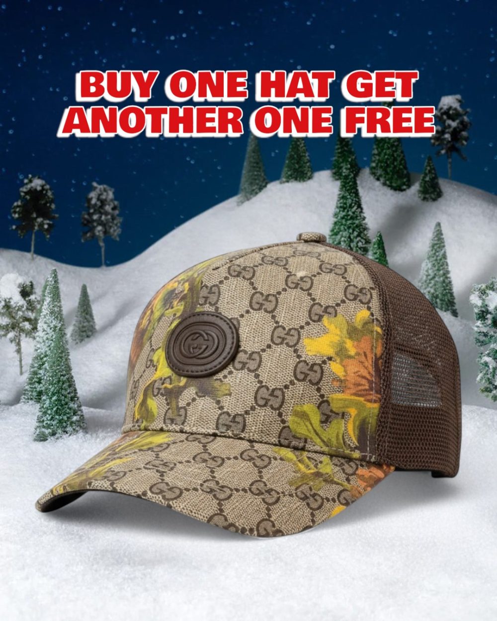 GC040 - Monogram Canvas Baseball Hat