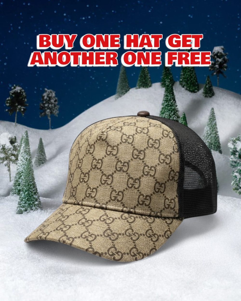 GC045 - Monogram Canvas Baseball Hat
